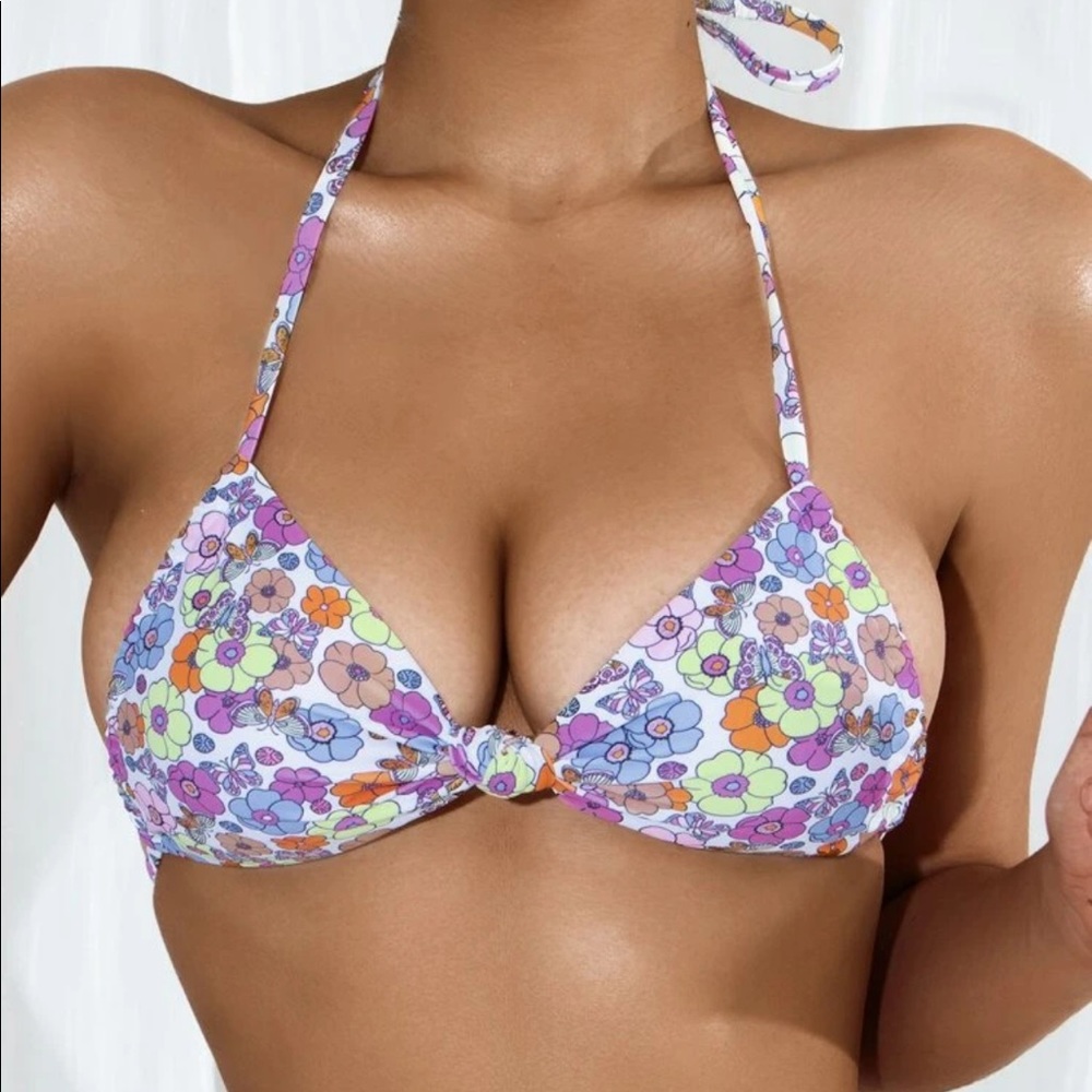 Shein floral bikini set